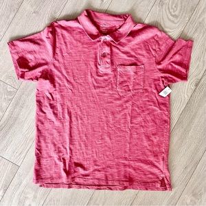 Old Navy Vintage Slub-Knit Polo Shirt - Men’s Large